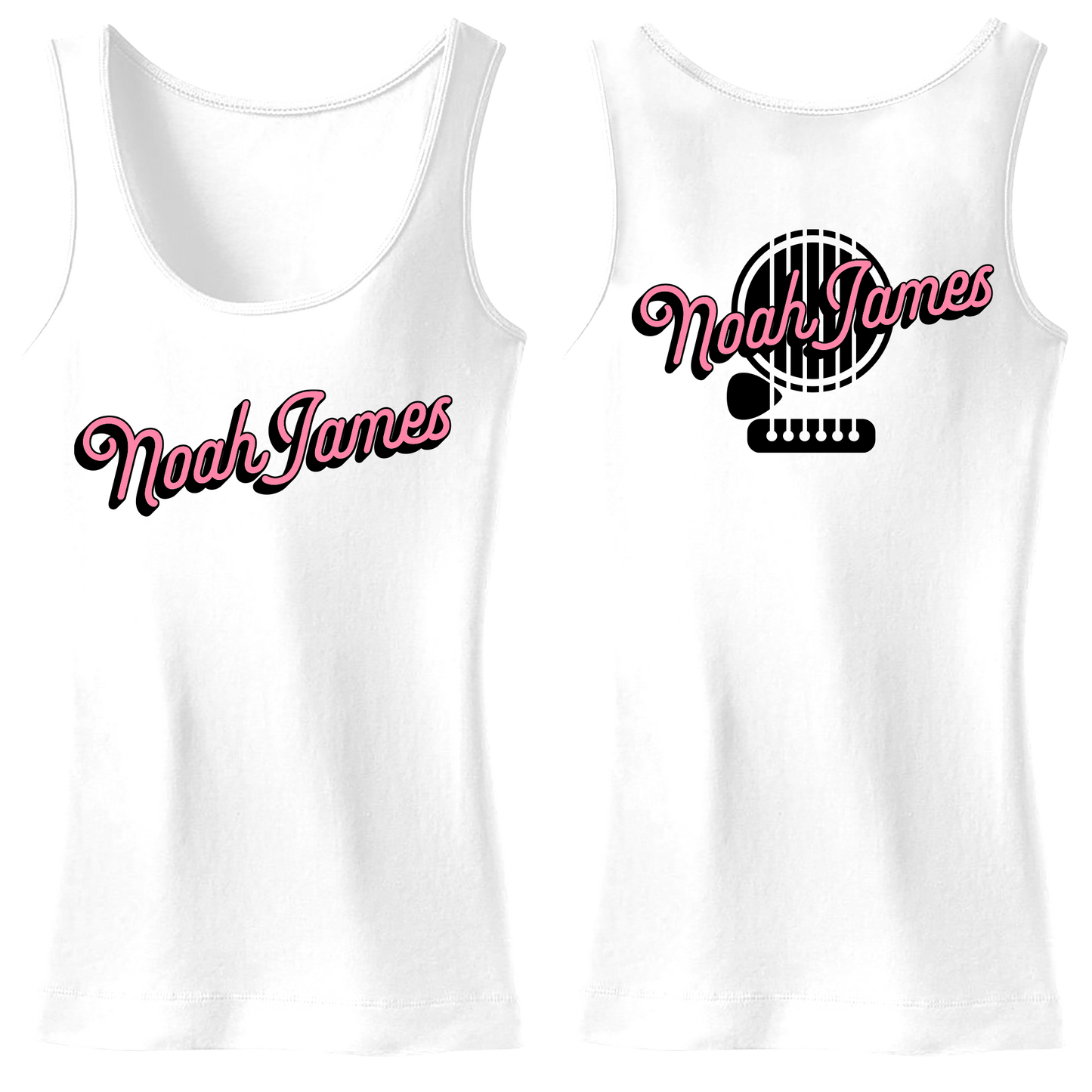 Noah James Guitar Logo Tank Top